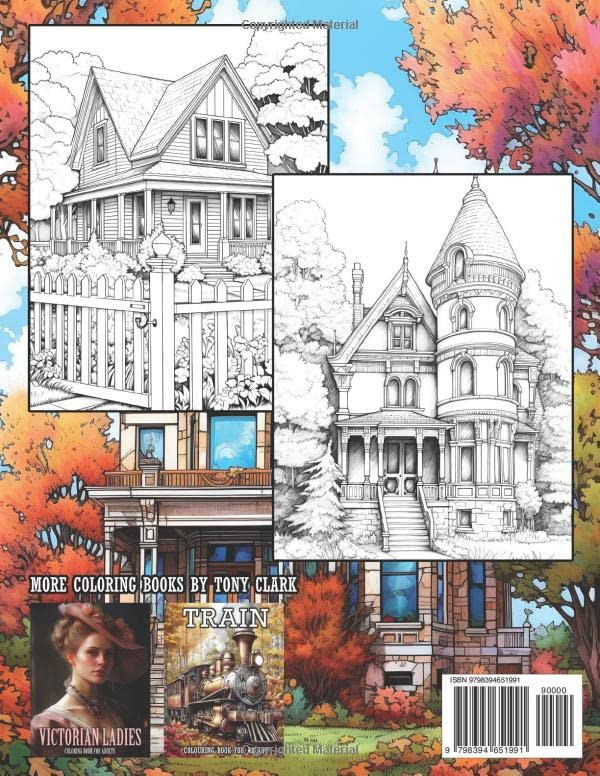 Victorian House Coloring Book, Tony Clark - Imagem 2