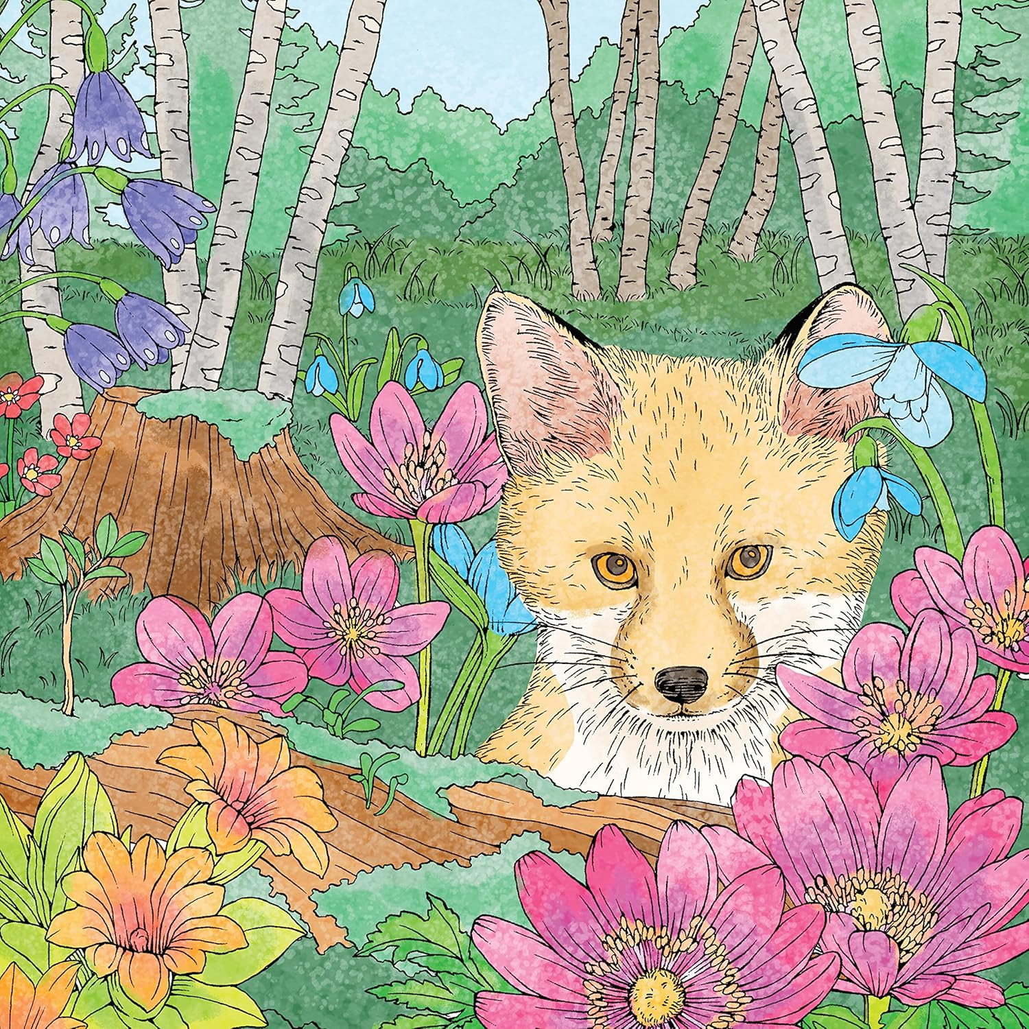 Symphony of Cute Animals Coloring Book - Kanoko Egusa - Imagem 2