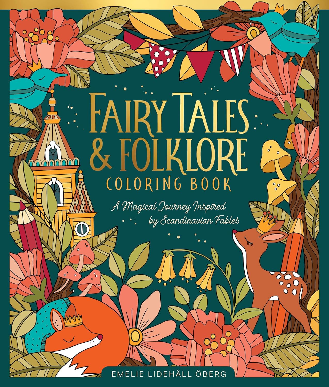 Fairy Tales & Folklore Coloring Book