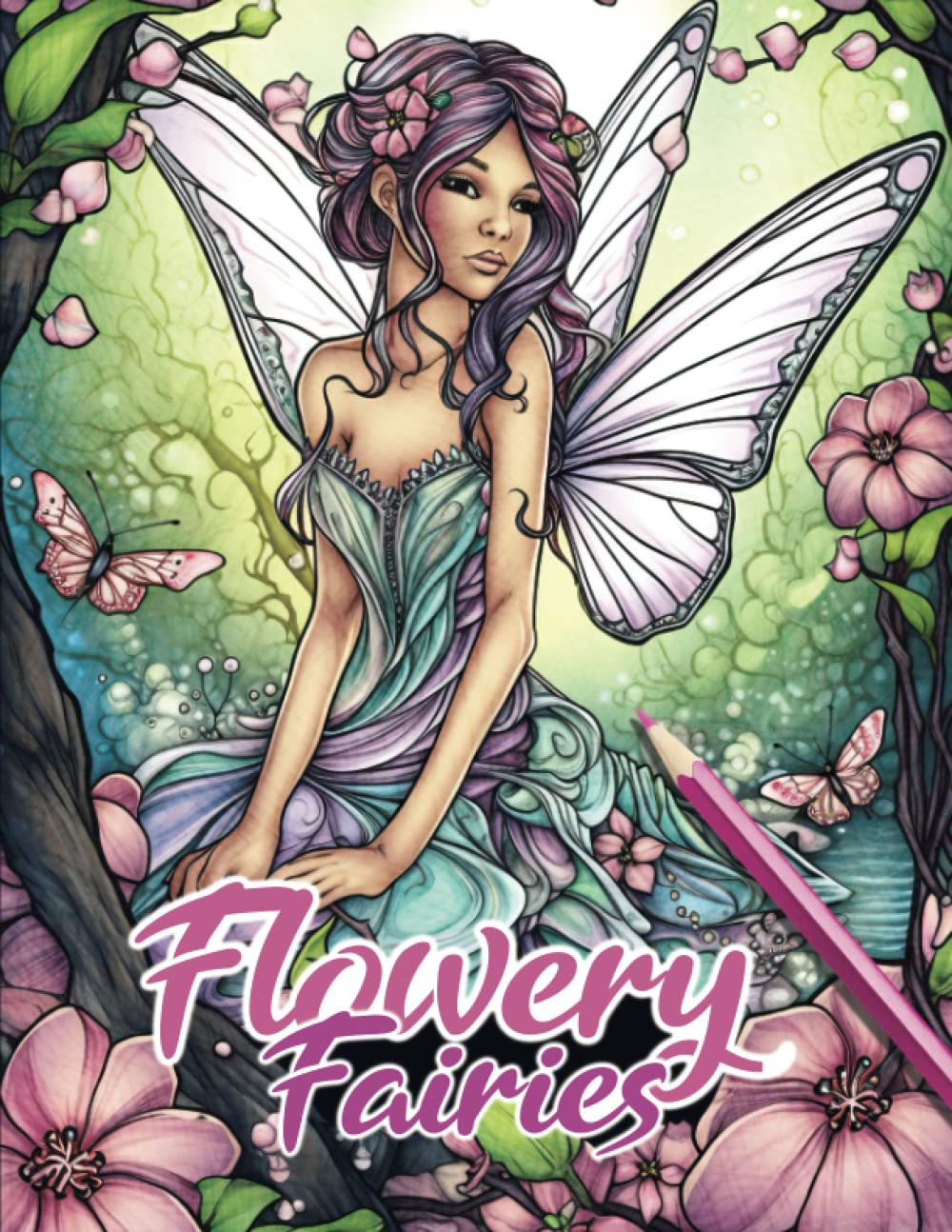 Flowery Fairies: A Coloring Book, Clair Essa