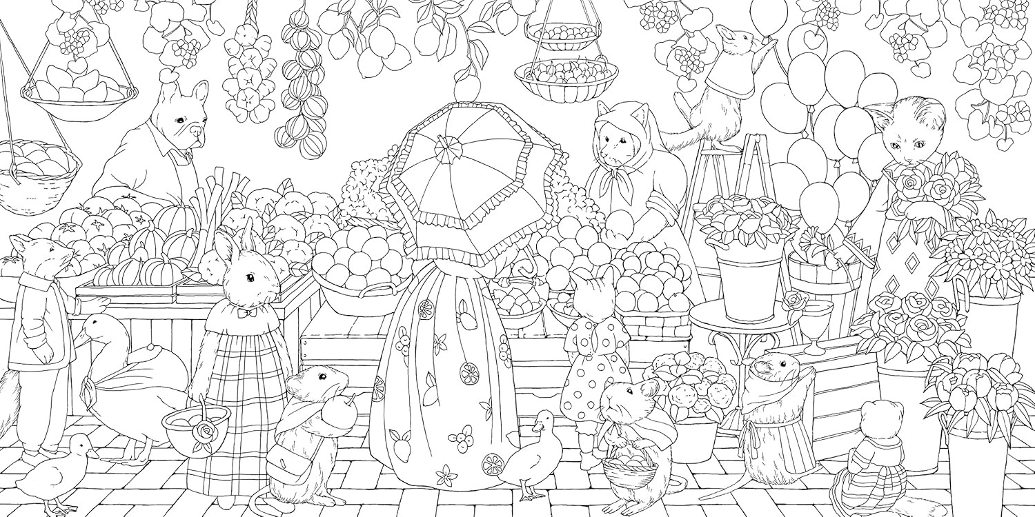 Kingdom of Curious Creatures Coloring Book - Kanoko Egusa - Imagem 2