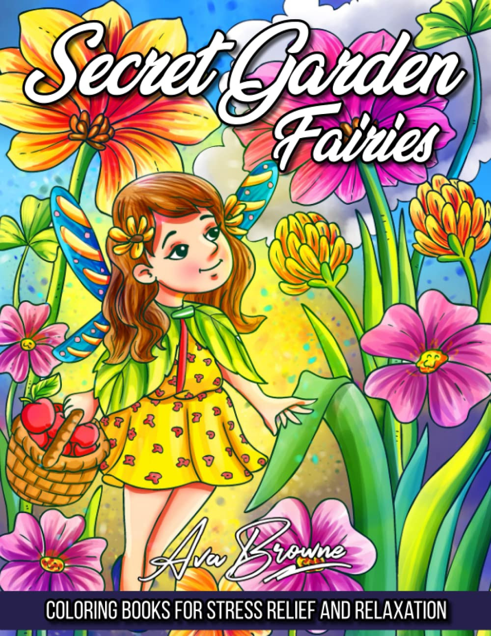 Secret Garden Fairies Coloring Book, Ava Browne