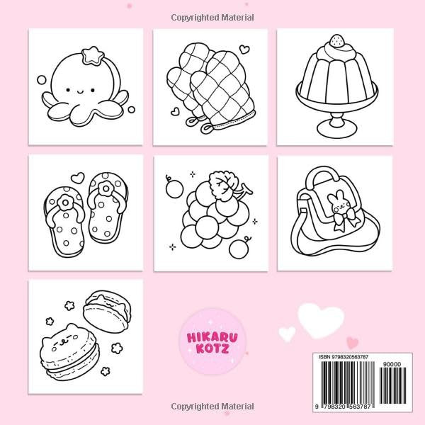 Easy: Cute & Simple Coloring Book, Hikaru Kotz - Imagem 2