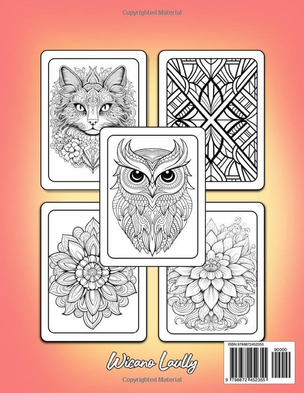 Mindfulness Patterns  Coloring Book, Wicano Laully - Imagem 2