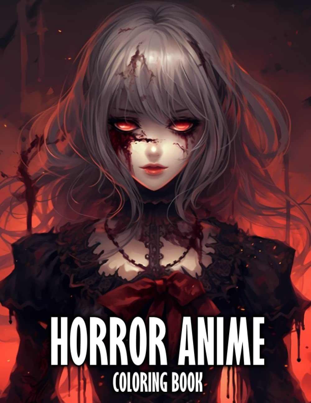 Horror Anime Coloring Book, Tony Clark