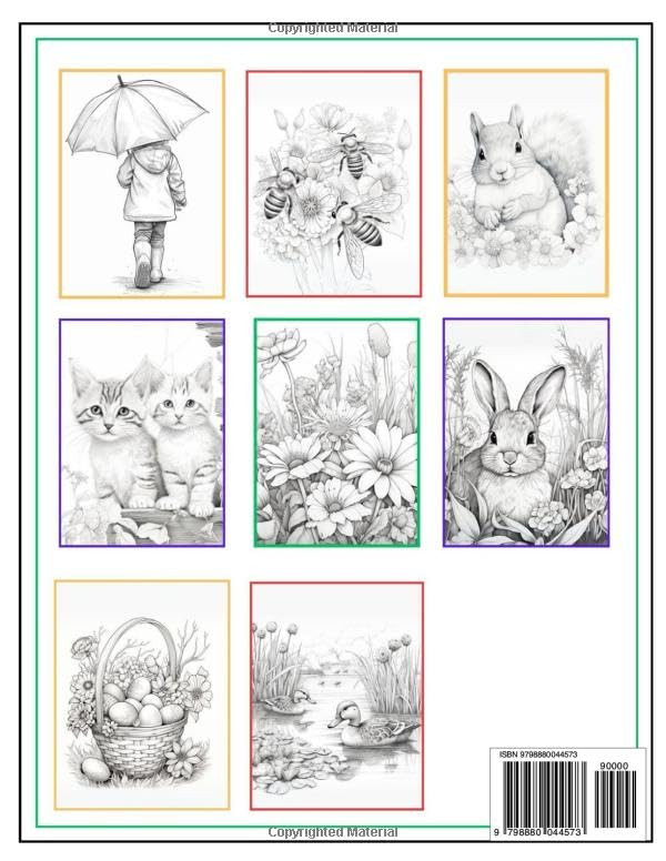 Mother Nature's Coloring Spring Coloring Book, Leali Davis - Imagem 2