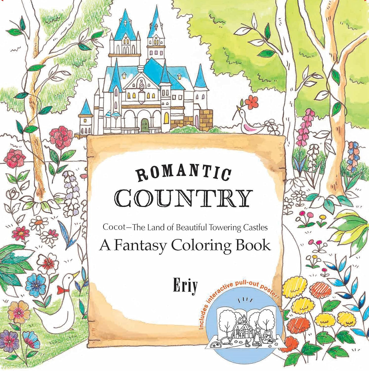 Romantic Country: A Fantasy Coloring Book - Eriy