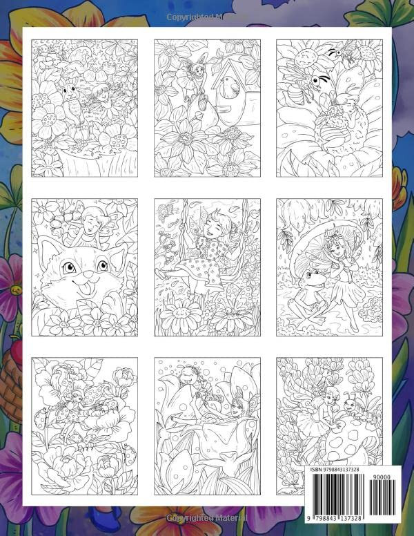 Secret Garden Fairies Coloring Book, Ava Browne - Imagem 2