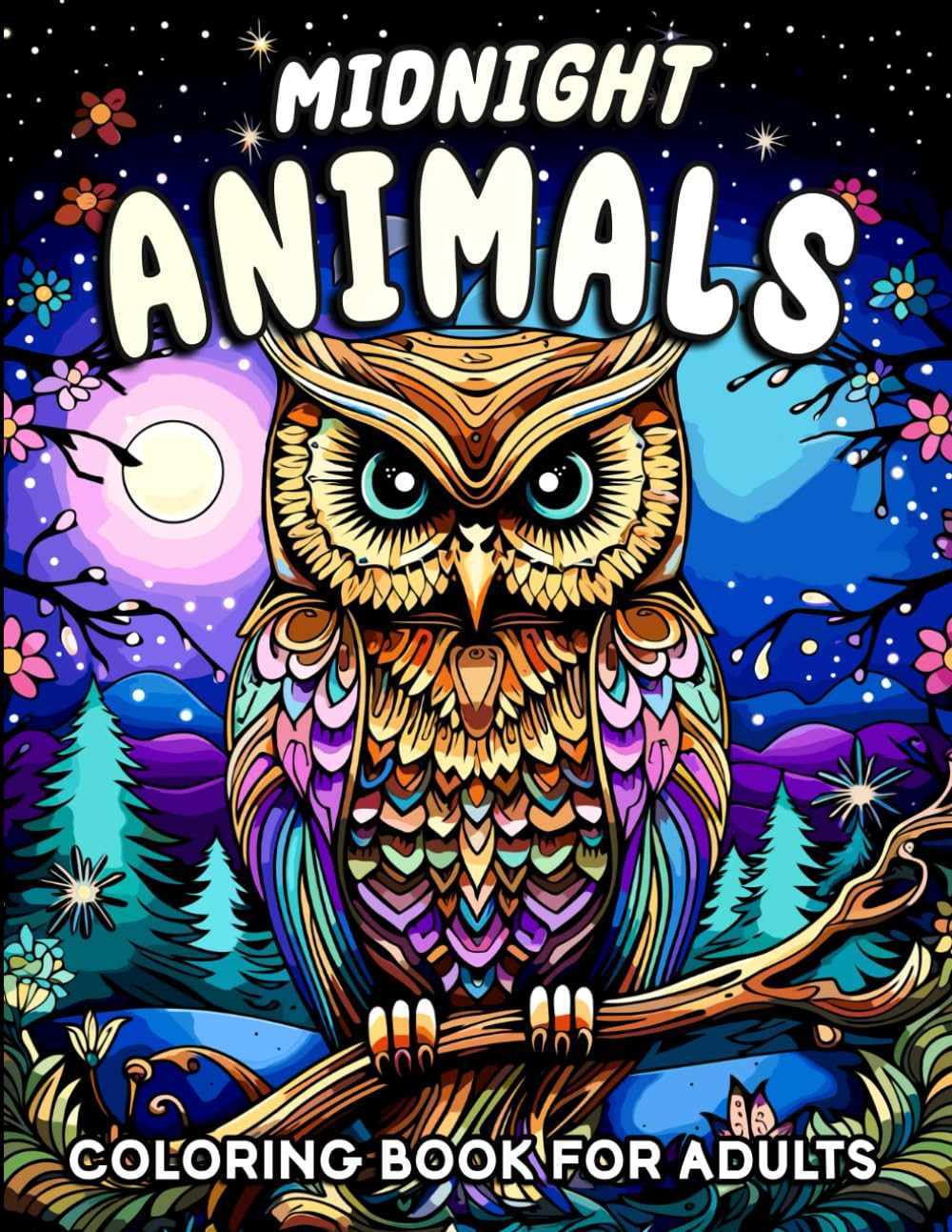Midnight Animals: Coloring Book, We Color