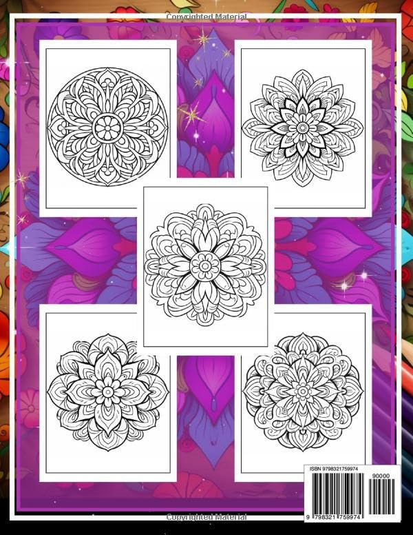 Mandala Moments Coloring Book, Sheraden - Imagem 2