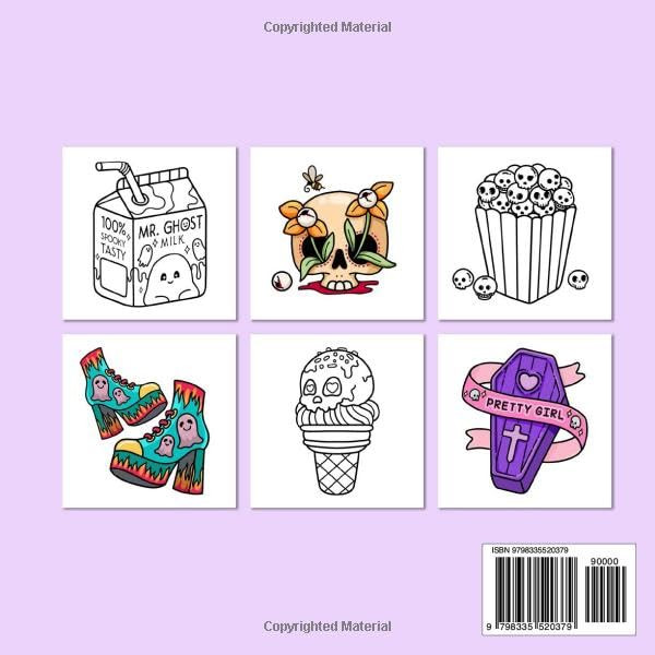 Spooky Stuff: Coloring Book, Southern Lotus - Imagem 2