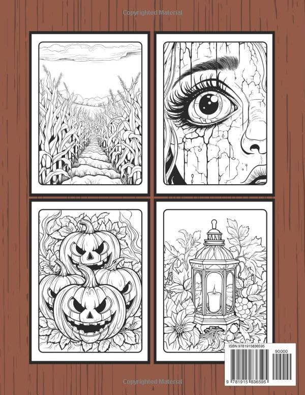 Country Halloween Coloring Book - Imagem 2