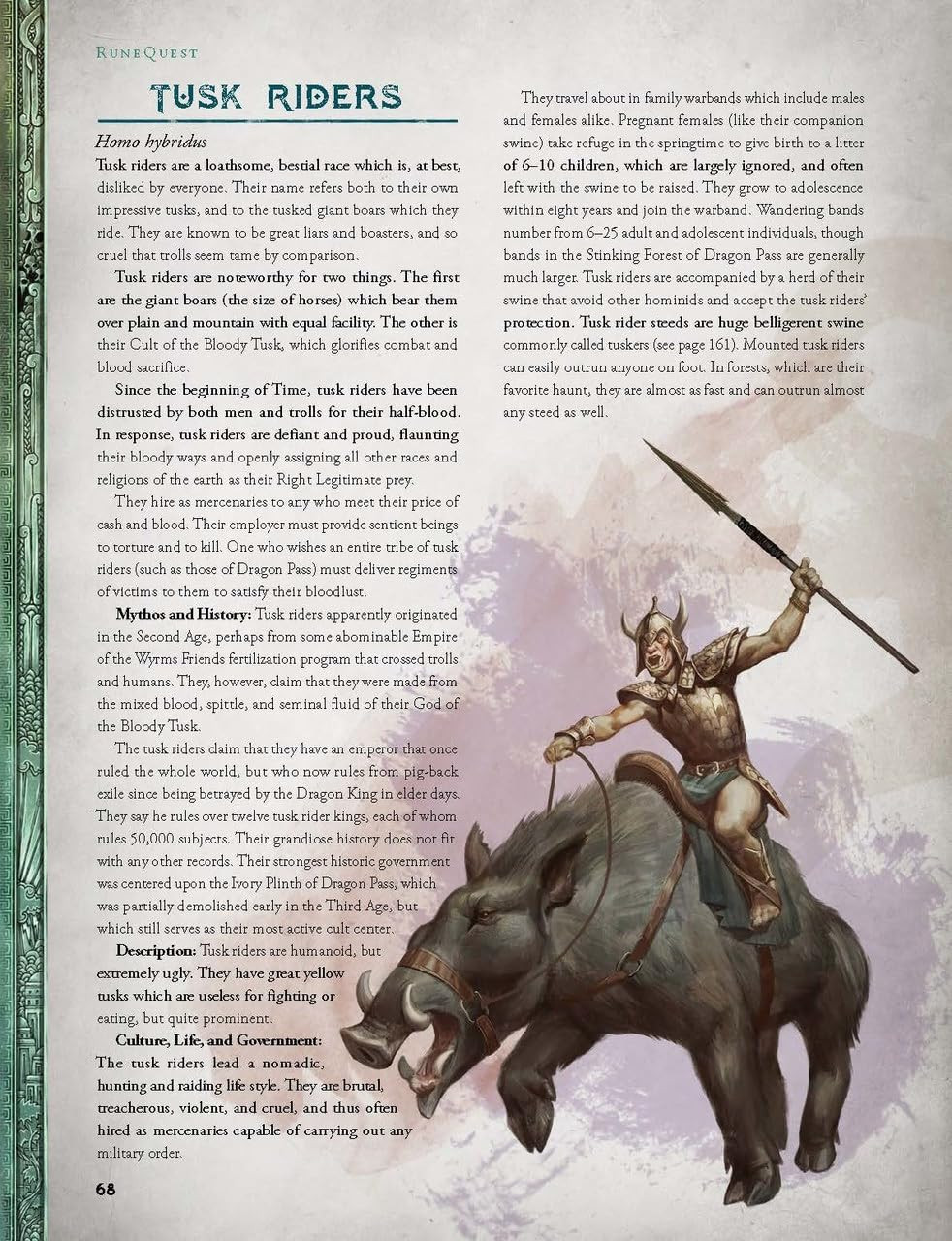 RuneQuest: Glorantha Bestiary, Chaosium Inc - Imagem 2