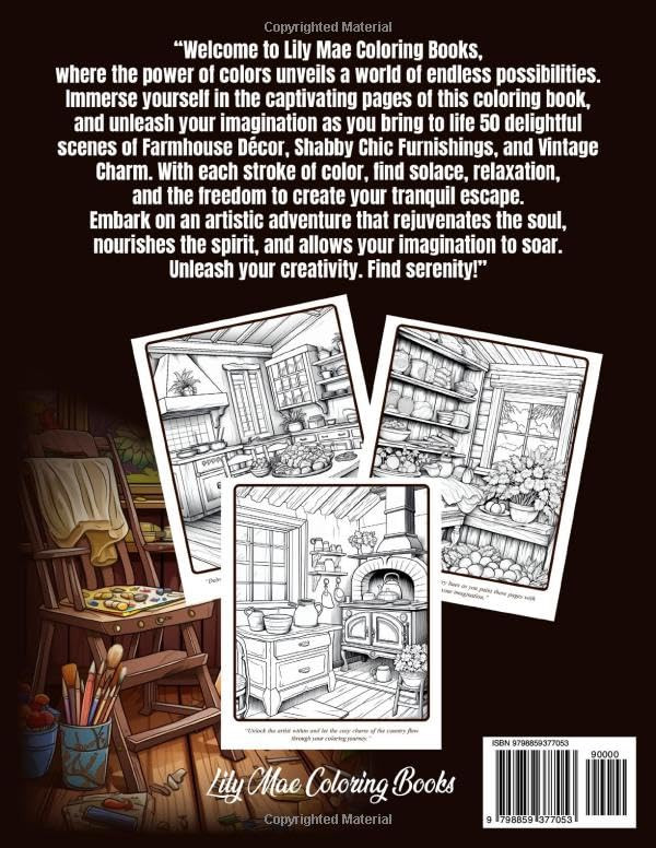 Country Kitchen Coloring Book, Lily Mae - Imagem 2