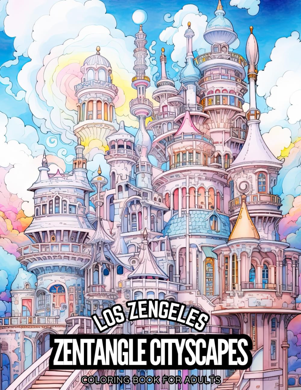 Zentangle Cityscapes Coloring Book, Lolita Diamond