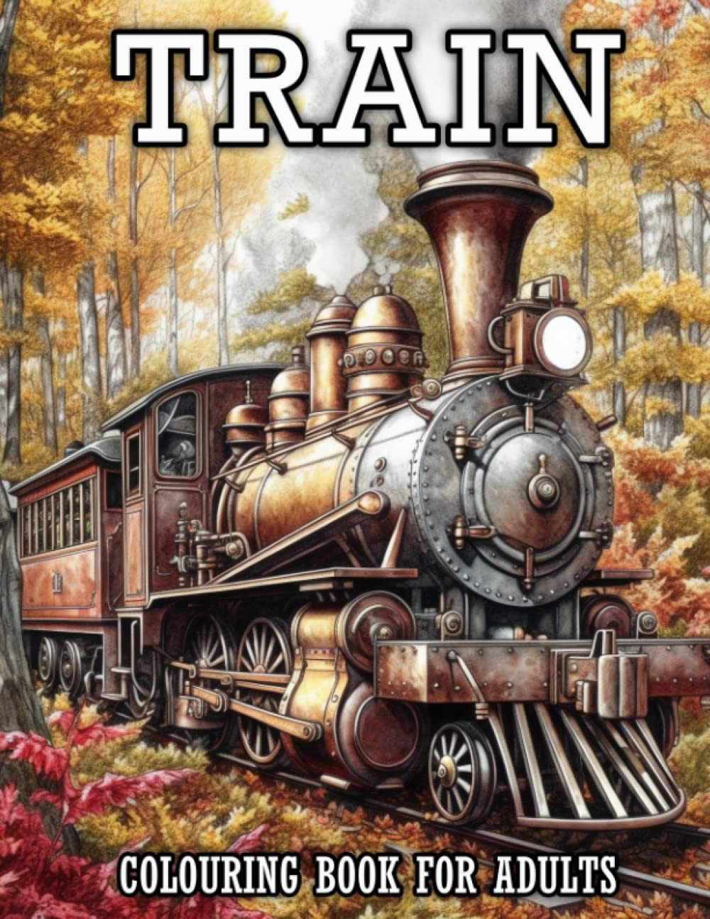 Train Coloring Book, Tony Clark