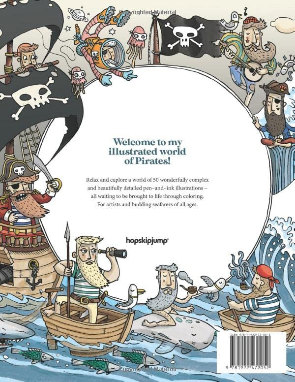 Pirates Coloring Book, R.J. Hampson - Imagem 2