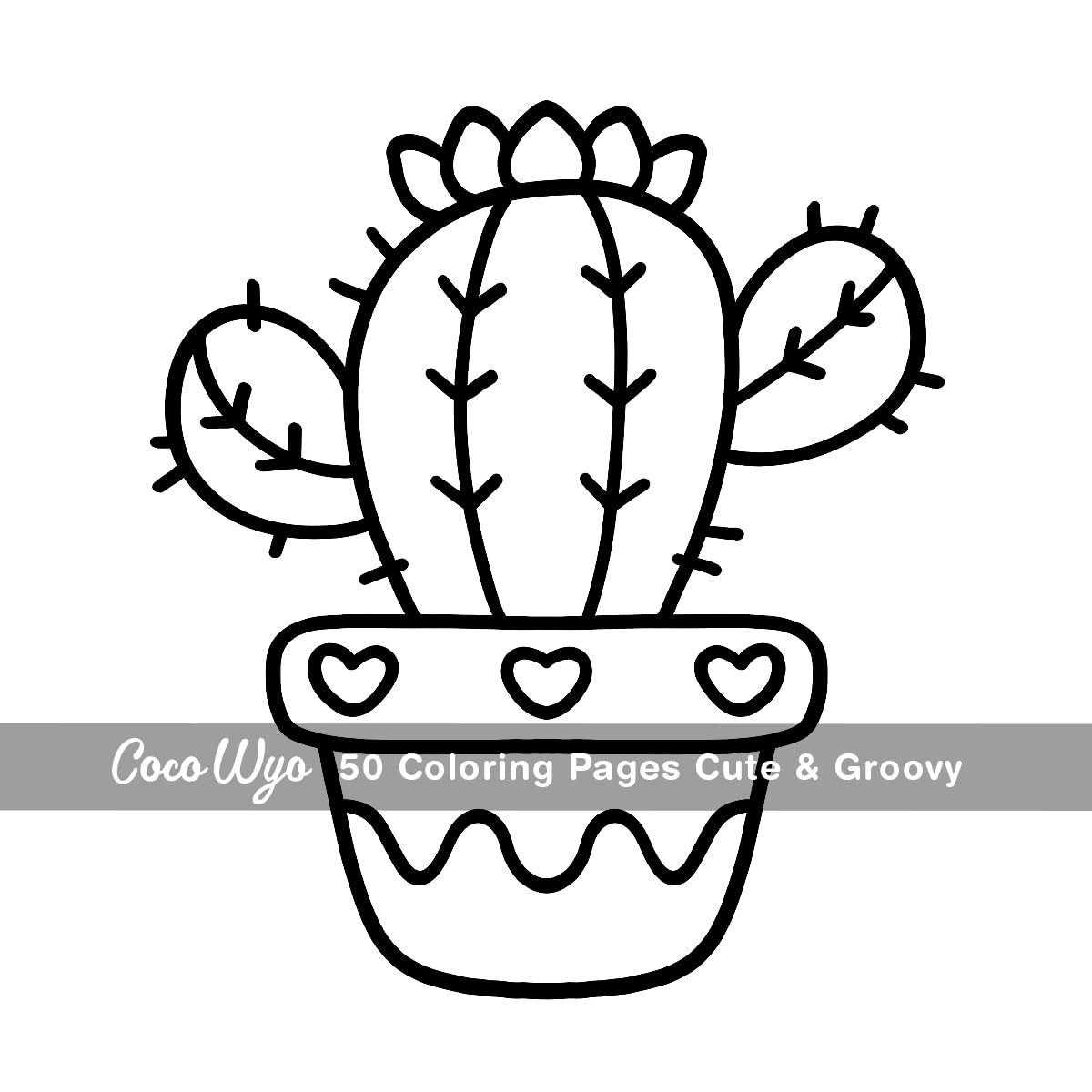 Cute & Groovy: Coloring Book, Coco Wyo - Imagem 3