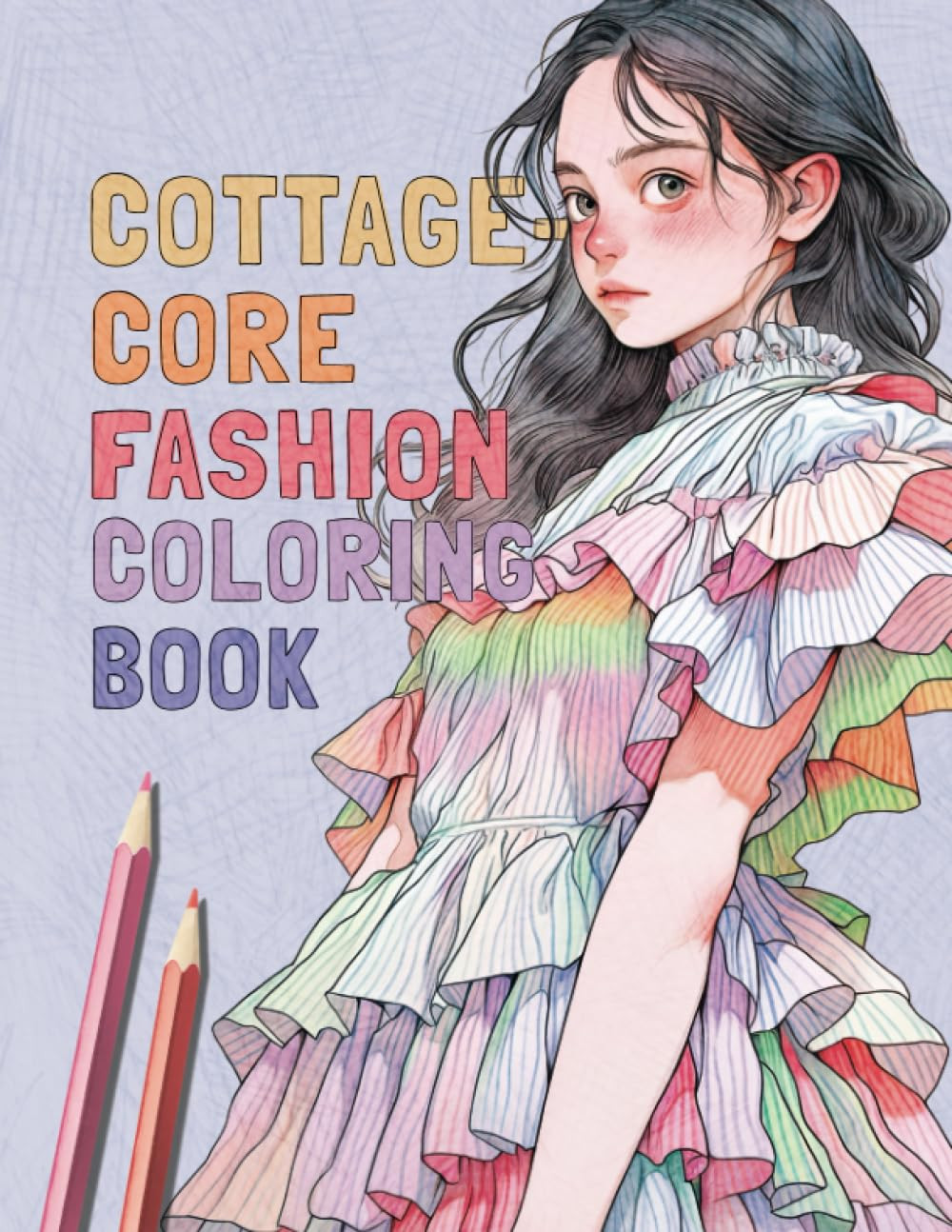 Cottagecore Fashion Coloring Book, Clair Essa