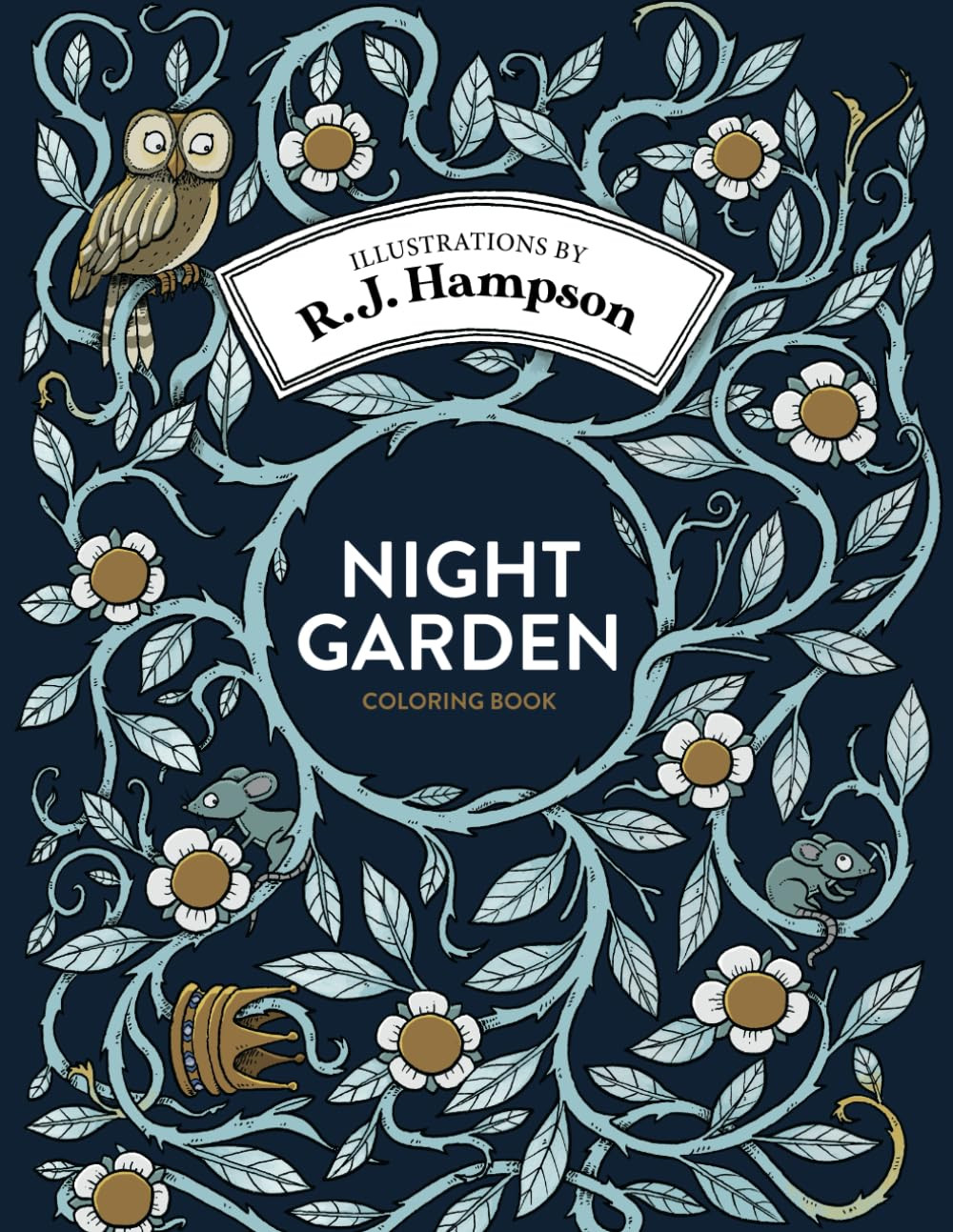 Night Garden Coloring Book, R.J. Hampson