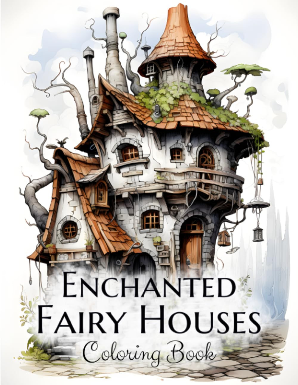 Enchanted Fairy Houses Coloring Book, Alice Ron