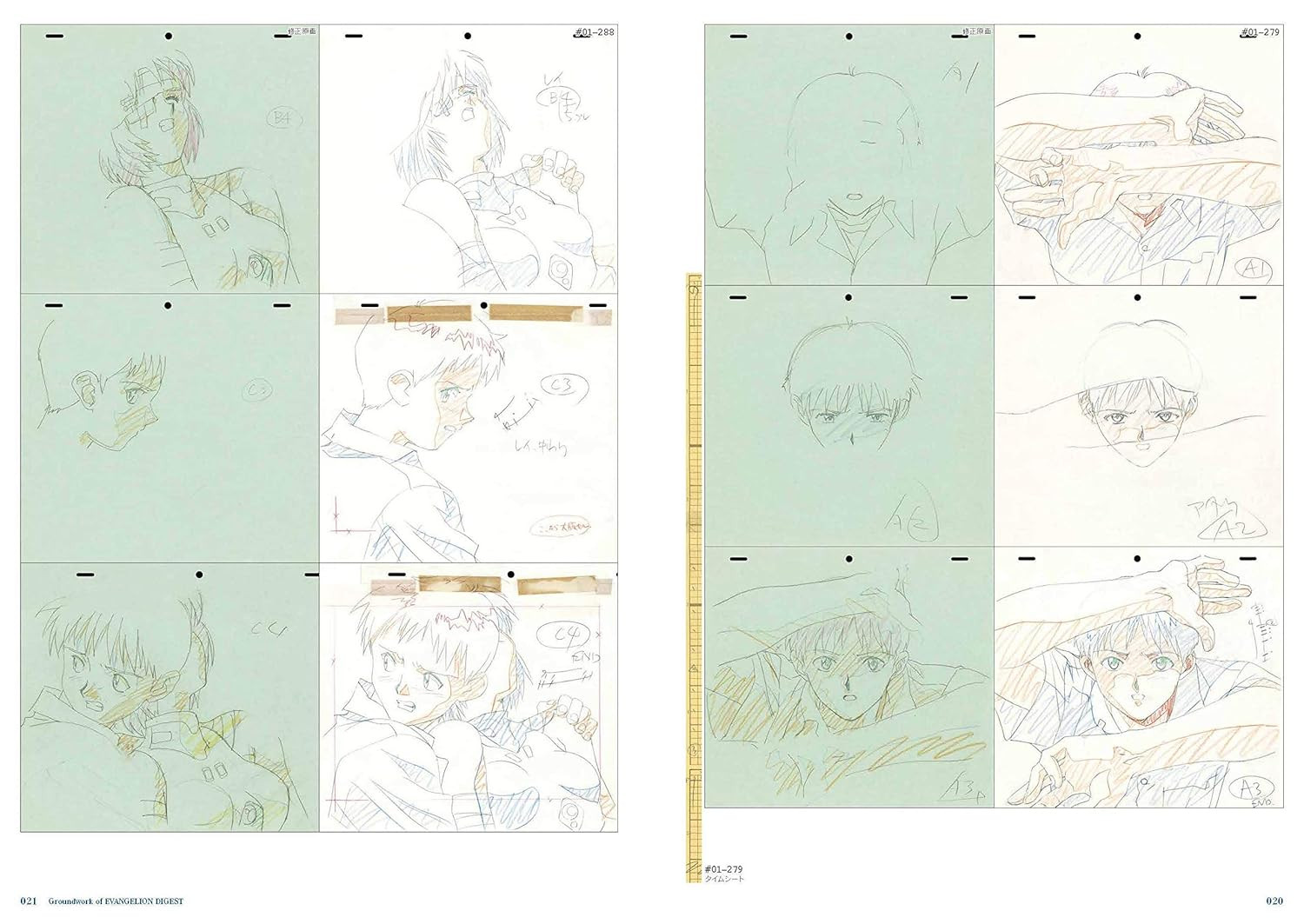 Neon Genesis Evangelion Original Drawings Digest - Imagem 4