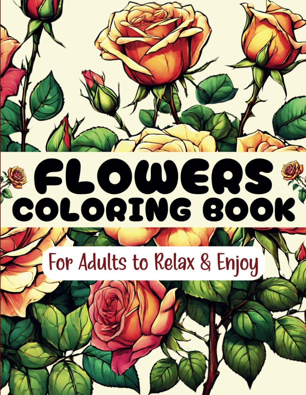 Flowers Coloring Book, Karriette West