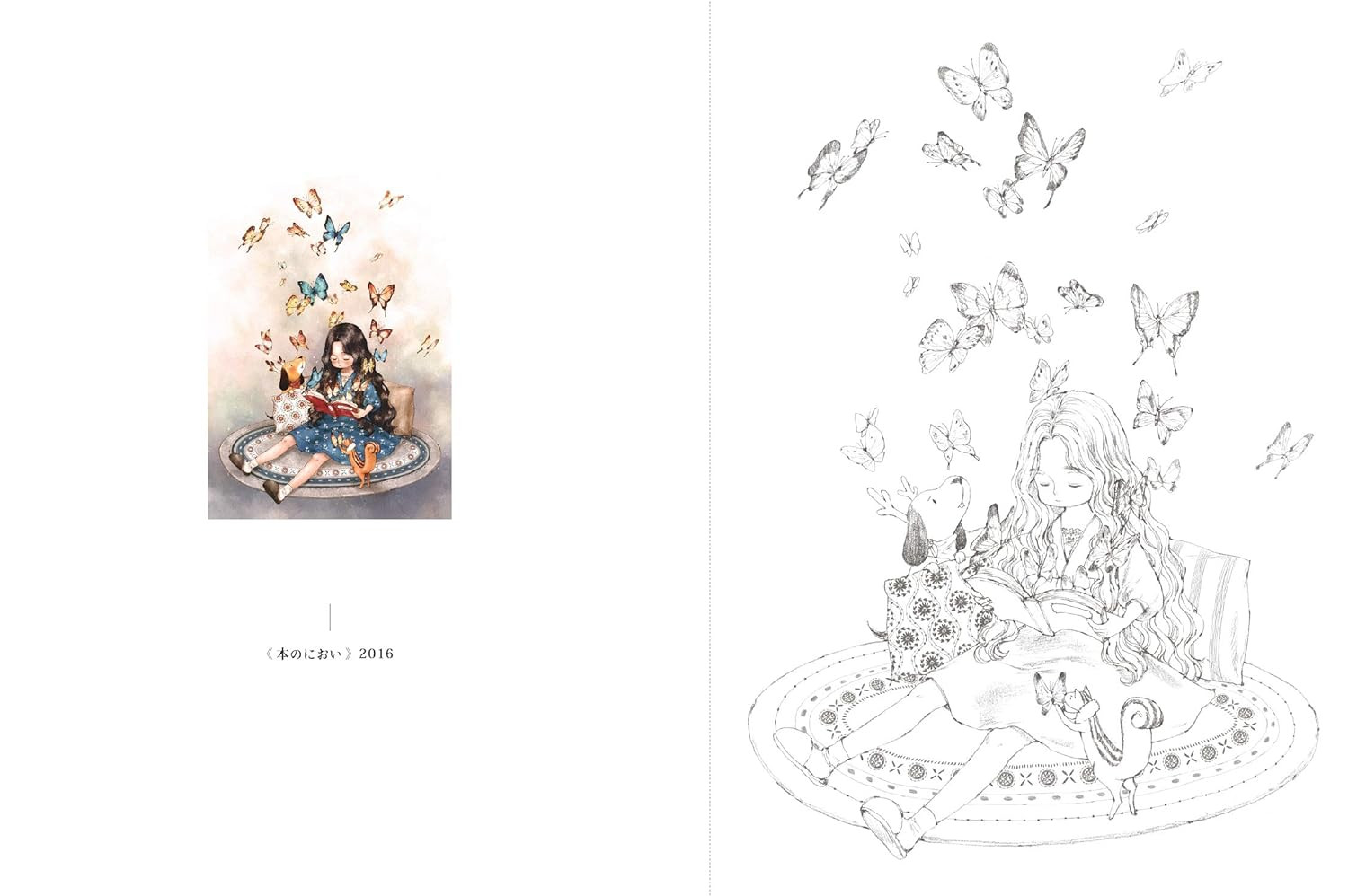The Forest Girl Coloring Book - Imagem 2