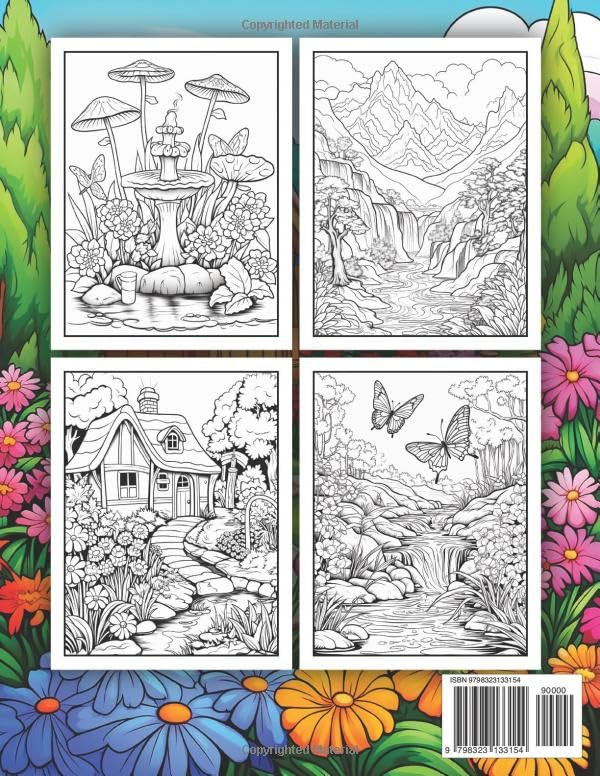 Garden Serenity: Tranquility Coloring Book, Sheraden - Imagem 2