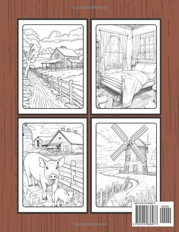 Country Farm Coloring Book - Imagem 2