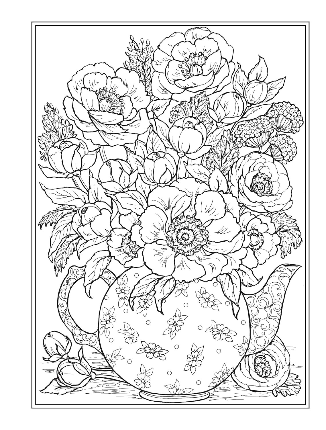 Creative Haven Afternoon Tea Coloring  Book, Teresa Goodridge - Imagem 6