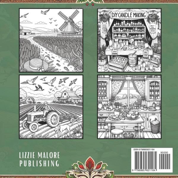 Life At Farm Coloring Book, Lizzie Malone - Imagem 2