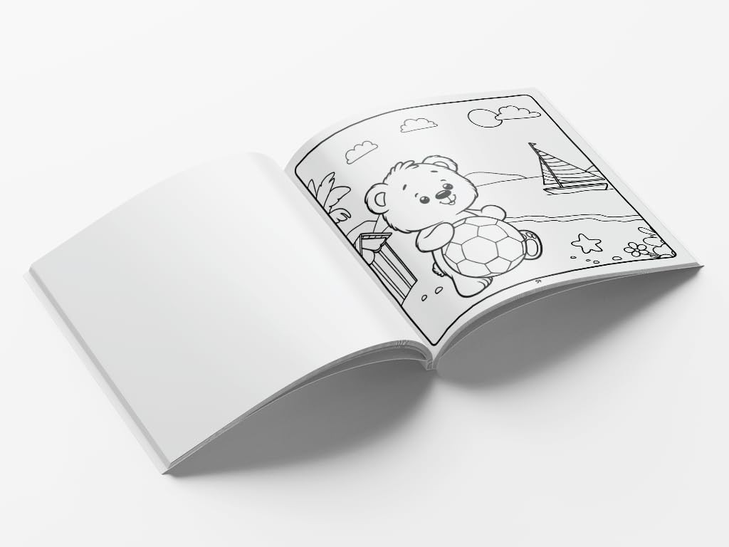 Cute & Comfy Coloring Book for Adults - Bold Easy - Livro de Colorir Adulto - Imagem 4