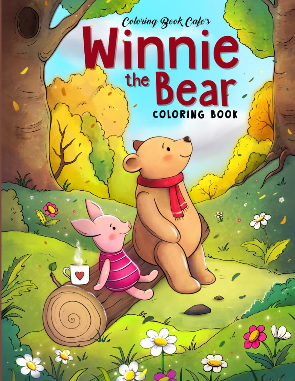 Winnie the Bear Coloring Book, Café