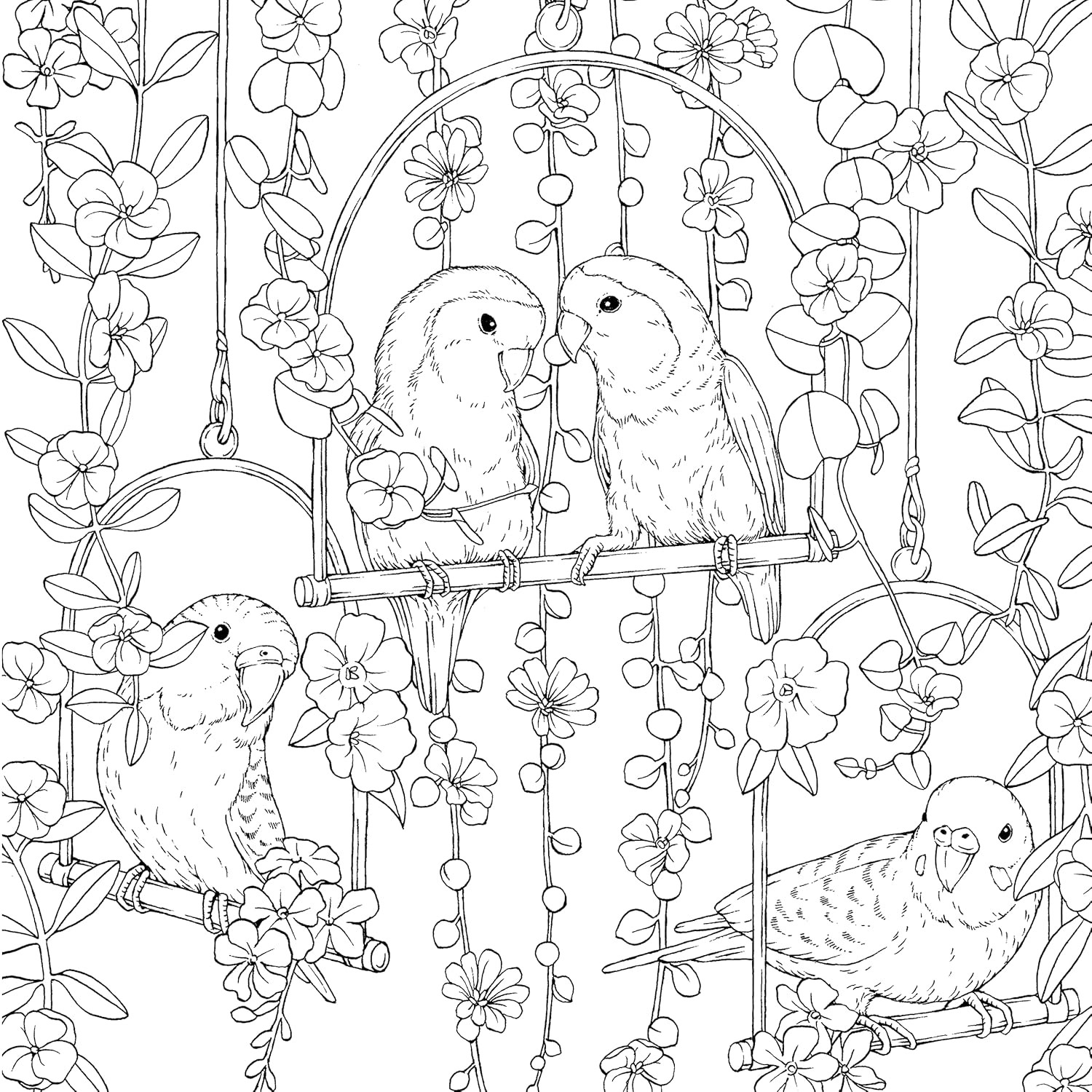 Symphony of Cute Animals Coloring Book - Kanoko Egusa - Imagem 3