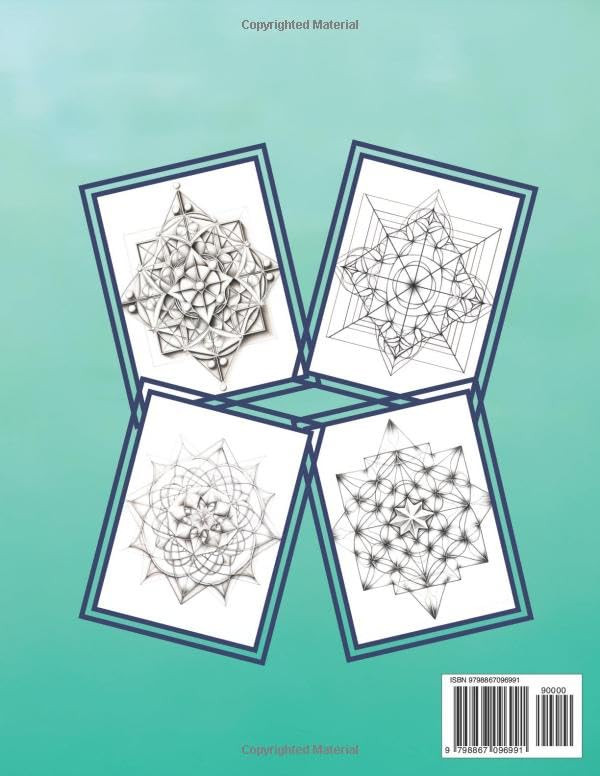 Sacred Mandalas: A Coloring Book - Imagem 2