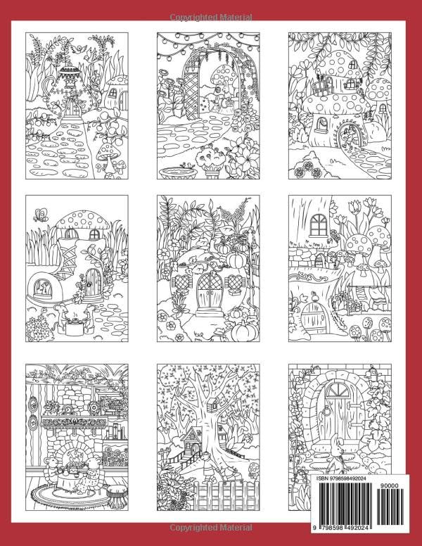 Secret Village Coloring Book, Ava Browne - Imagem 2