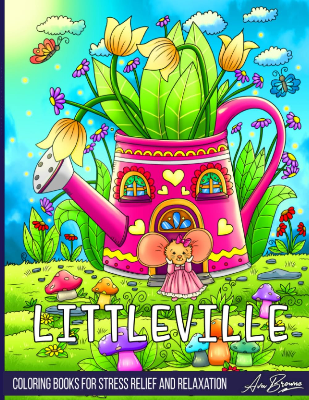Littleville Coloring Book, Ava Browne