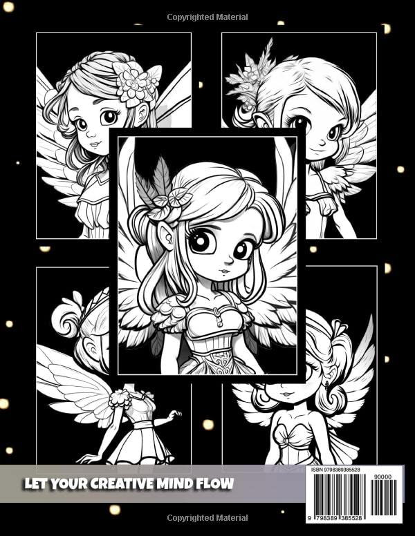 Midnight Fairy Cuties Coloring Book, We Color - Imagem 2