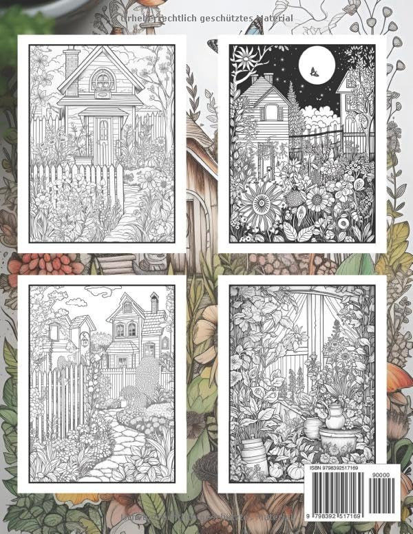 Malbuch fuer Erwachsene Garten 3_0, Lera Lisa - Imagem 2