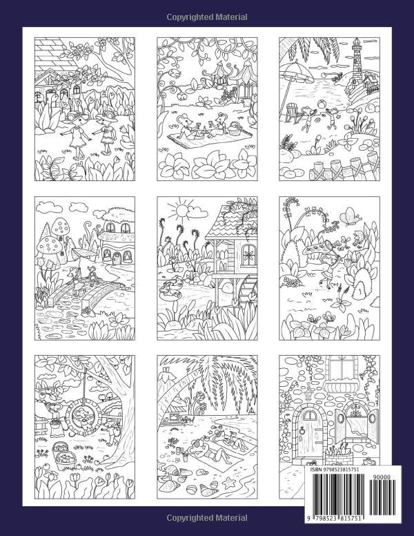 Secret Village Summer Coloring Book, Ava Browne - Imagem 2