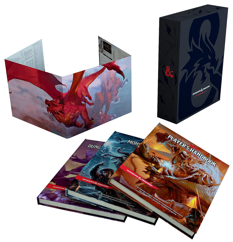 Capa do livro Dungeons & Dragons Core Rulebooks Gift Set (Special Foil Covers Edition)