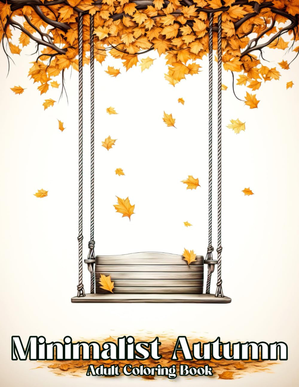 Minimalist Autumn Adult Coloring Book, Max Brenner