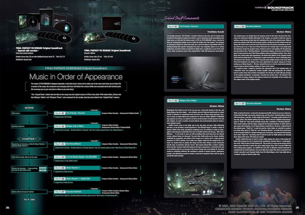 Final Fantasy VII Remake: Material Ultimania - Imagem 3