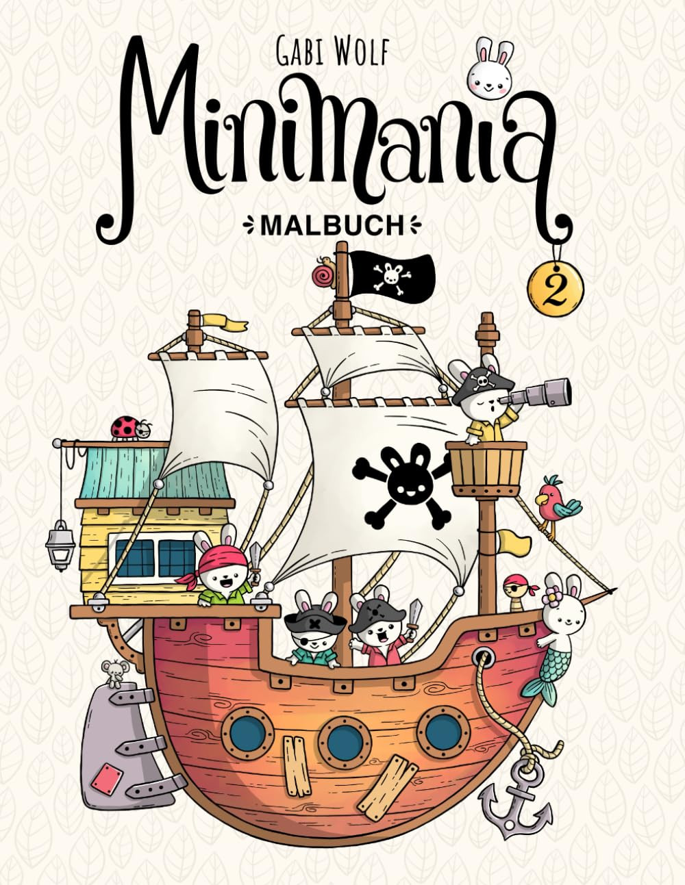 Minimania Vol 2 Coloring Book, Frau Gabi Wolf