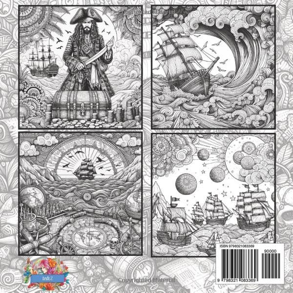 InkZ's Ocean Adventures Coloring Book, InkZ Co - Imagem 2