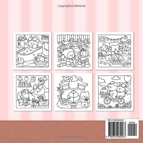 Little Fuzzy: Coloring Book, Southern Lotus - Imagem 2