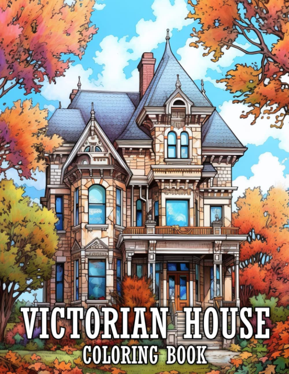 Victorian House Coloring Book, Tony Clark