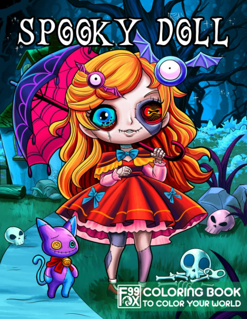 Spooky Doll Coloring Book, 99 FOX