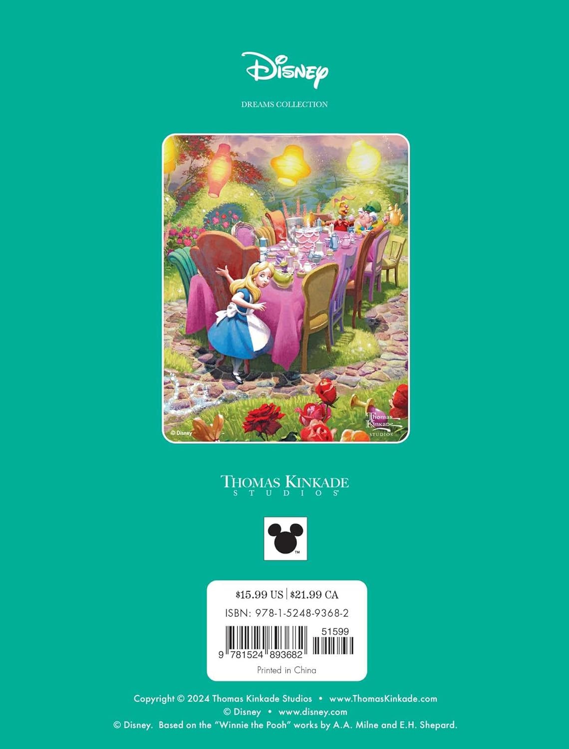 Disney Dreams Collection Thomas Kinkade Studios Celebrations Coloring Book - Imagem 2